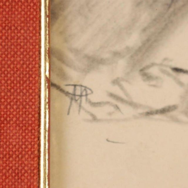 Pompeo Mariani, Genre Scene, Mixed Media on Paper, Framed For Sale - Image 6 of 10