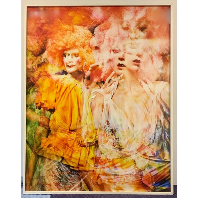 Color photographs of models backstage in Paris shot by Celebrity Photographer and Director, Mark Leibowitz. Capturing the...