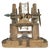 Indian Spinning Loom in Carved Wood For Sale - Image 5 of 8