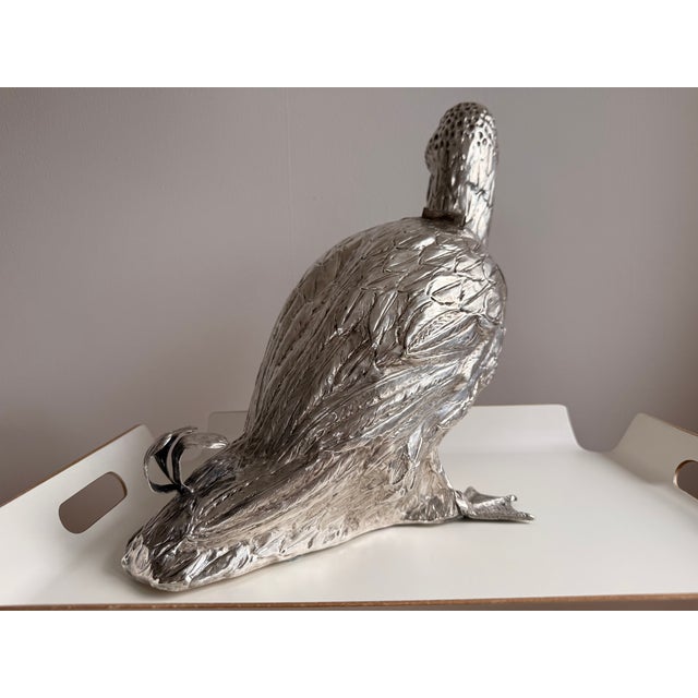 Duck Silver-Plated Wine Cooler from Franco Lapini, Italy, 1960 For Sale - Image 6 of 17