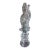 Vintage Hand-Carved Chinese Clear Rock Crystal Guanyin Sculpture (Jg) For Sale