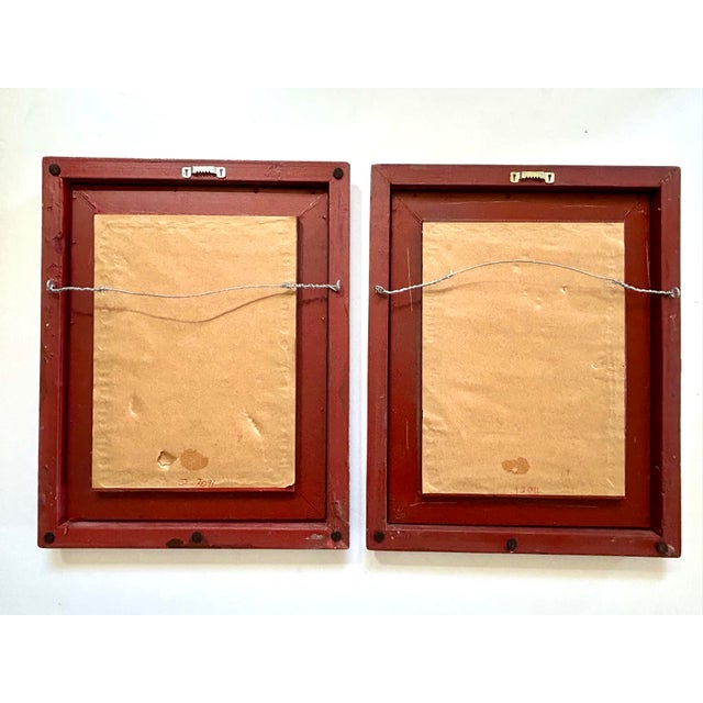 Pair of 19th C. French Playing Cards Framed For Sale In San Francisco - Image 6 of 6