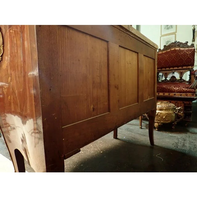 19th Century Louis XV Commode With Marble Top For Sale In New York - Image 6 of 11