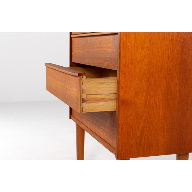 Vintage Teak Chest of Drawers, 1960s For Sale - Image 11 of 14
