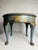 Cornflower Blue Vintage English Chinoiserie Table For Sale - Image 8 of 12