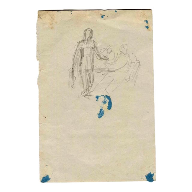 Figures, Early 20th Century, Drawing For Sale