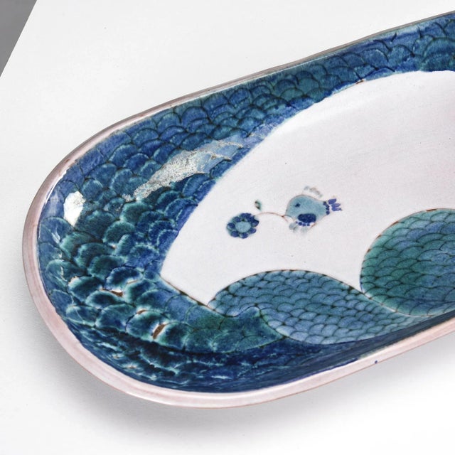 1960s Large Dish by Robert and Jean Cloutier, 1960s For Sale - Image 5 of 10