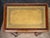 English Diminutive Writing Table or Desk of Mahogany With Inset Leather Top For Sale - Image 11 of 11