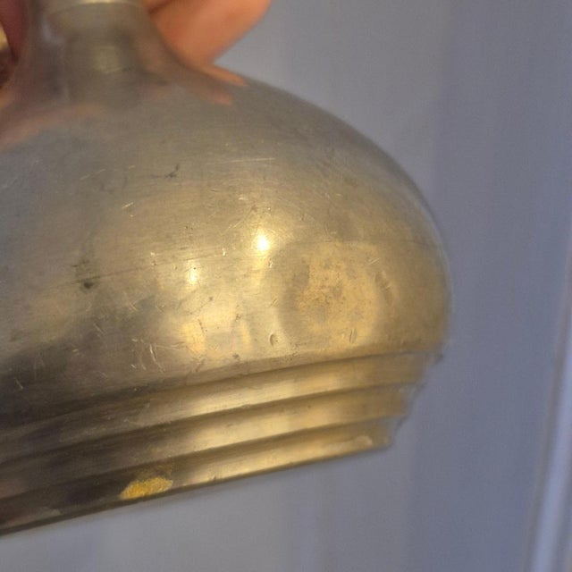 Metal Swedish Funkis Vase in Pewter, 1937 For Sale - Image 7 of 9