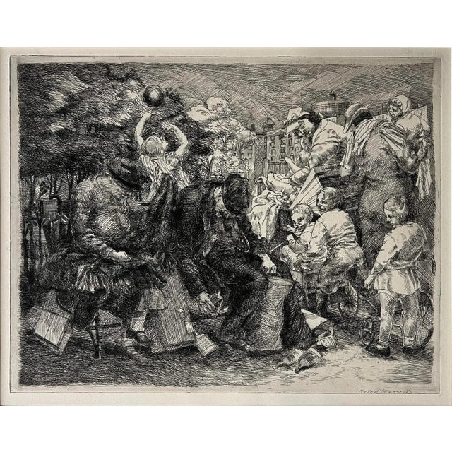 PLEASE VIEW ALL PHOTOS FOR PROPER CONDITION ASSESSMENT. Pencil signed on the bottom right corner of the print. Measures...