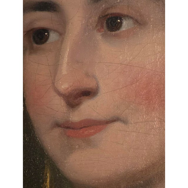 19th Century Portraits - a Pair For Sale - Image 10 of 12