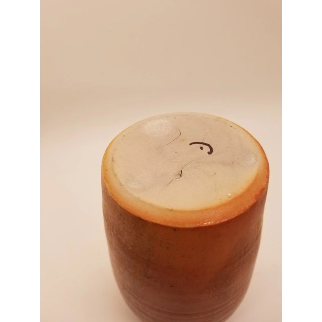Rustic Vintage Handthrown Rustic Ceramic Pottery/Vase For Sale - Image 3 of 4