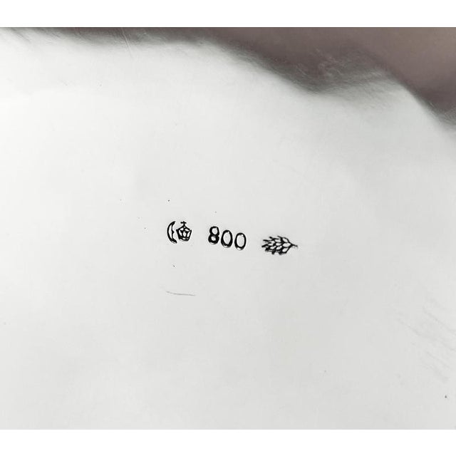 Gold Art Deco Silver Cooler on Ball Feet by Hugo Boehm, Germany, 1930s For Sale - Image 8 of 9