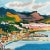 Modern 'Northern California Bay' by Nadine Pizzo, Legion of Honor, Ggie, Woman Artist, Circa 1960 For Sale - Image 3 of 11
