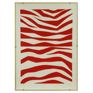 Umberto Maria Casotti, Abstract Composition, 1970s, Screen Print, Framed For Sale