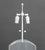 Late 20th Century Modern Clear Acrylic and Chrome Table Lamps, Pair For Sale - Image 5 of 8