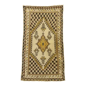 Vintage Turkish Oushak Rug - 03'03 X 06'00