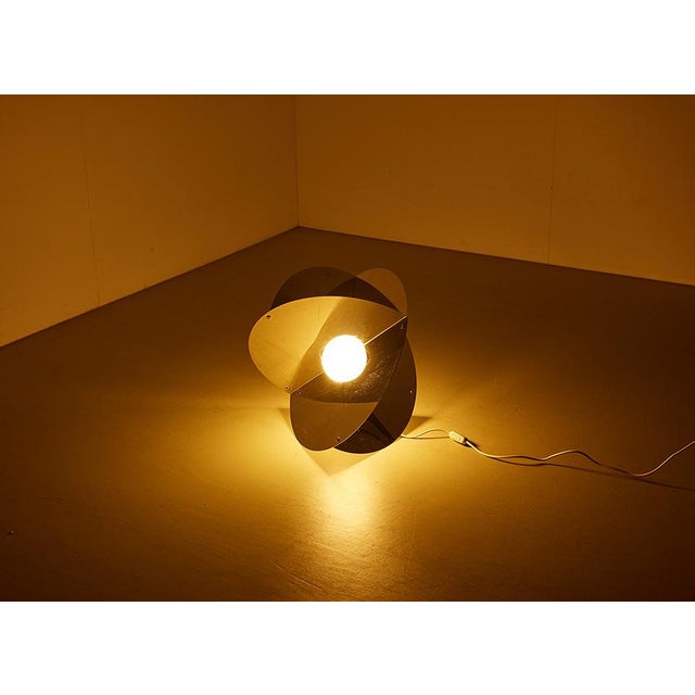 1970s Vintage Italian Luna Lamp by Rinaldo Cutini, 1970 For Sale - Image 5 of 12