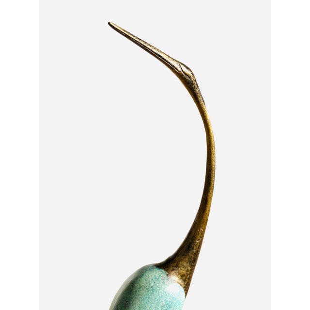 Sculptural Crane Garden Statues For Sale - Image 9 of 14