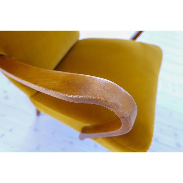 Modern Art Deco vLounge Chairs in Velvet, Sweden, 1940s, Set of 2 For Sale - Image 13 of 18