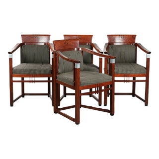 Fabric Dining Chairs from Schuitema, Set of 4 For Sale