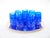 Mid 20th Century Val Saint Lambert Cobalt Blue Tableware Crystal Water, Service for 12 People For Sale - Image 5 of 13