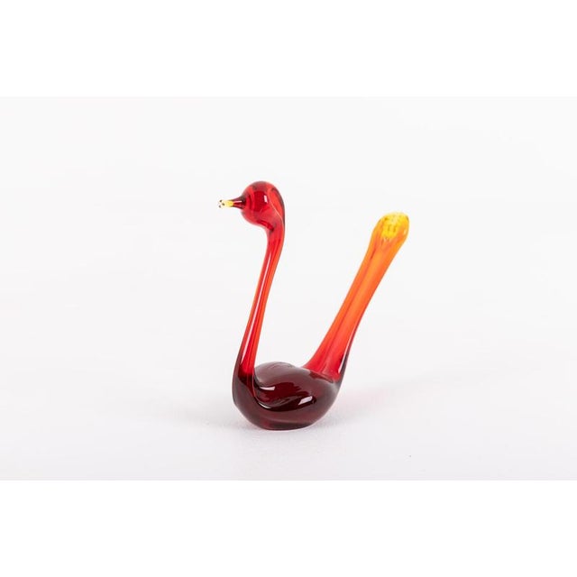 Swedish Art Glass Birds Sculptures from Bergdala, 1970s, Set of 2 For Sale - Image 10 of 12