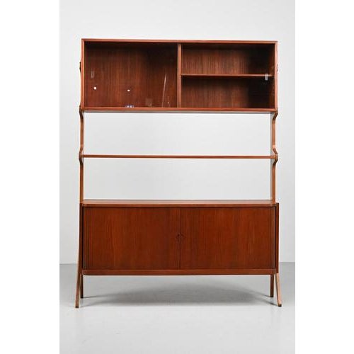 Mid-Century Danish Cabinet in Oak and Teak, 1950s For Sale - Image 4 of 10