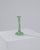 Mid-Century Modern 1950s European Green Glass Candlestick For Sale - Image 3 of 5