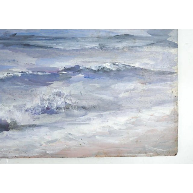 Mid 20th Century Impressionist Seascape Painting For Sale - Image 4 of 7