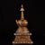 Asian Late 19th Century Gilt Bronze Tibetan Stupa With Gemstone Inlays, 1.9kg For Sale - Image 3 of 9