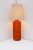 Grand Orange Glass Table Lamp by Gustav Leek for Orrefors, Sweden For Sale - Image 16 of 18