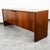 Mid Century Modern Desk Office Credenza Walnut 5 Drawer Wood File Vintage MCM For Sale - Image 4 of 11