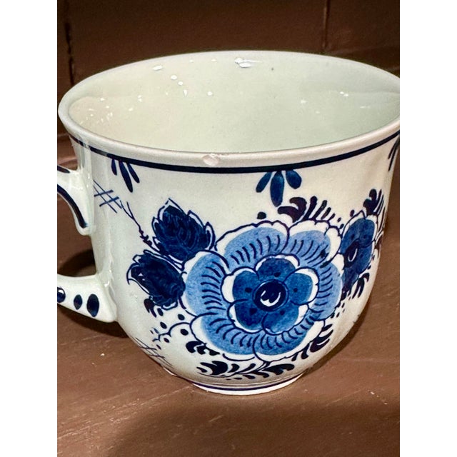 Mid 20th Century De Koninklijke Goedewaagen Delft Blue & White Tea Service for Six - 17 pcs For Sale - Image 11 of 12