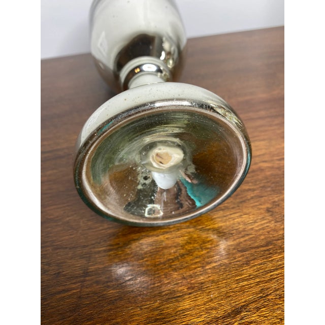 Late 19th Century Antique Late 19th Century Mercury Glass Wine Glass For Sale - Image 5 of 6