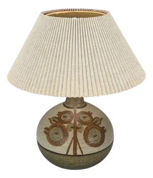 Søholm Stentøj, Danish Modern, Stoneware, Table Lamp, Denmark, 1970s