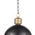 Not Yet Made - Made To Order Regina Andrew Otis Pendant Large in Blackened and Natural Brass For Sale - Image 5 of 8