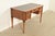 Sligh-Lowry Furniture Co. Sligh Furniture French Regency Louis XVI Carved Walnut Leather Top Writing Desk, Circa 1960s For Sale - Image 4 of 14