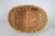 Vintage Woven Wicker & Rush Market Basket For Sale - Image 10 of 11