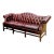 1990s Chesterfield Leather Sofa by Brandon Furniture of North Carolina For Sale