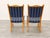6 Blue Danish Modern Oak Dining Chairs Set Circa 1960's. For Sale - Image 10 of 12