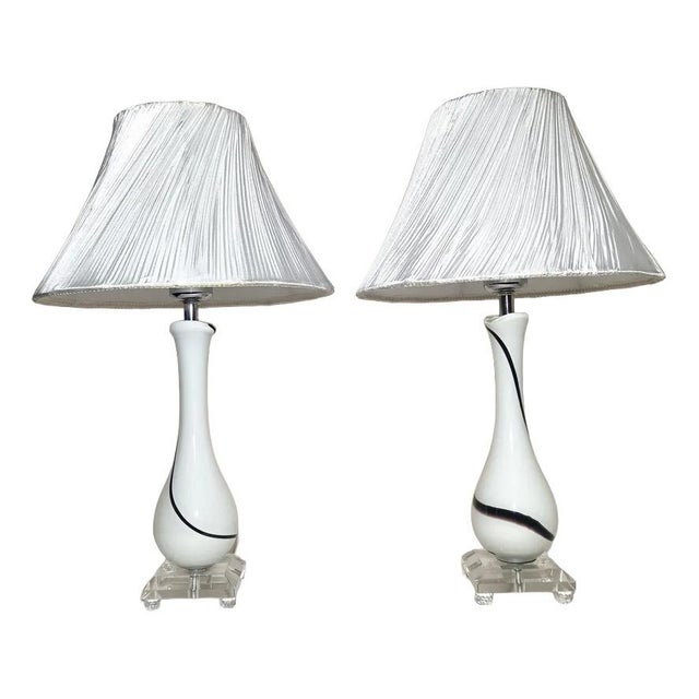 Vintage Art Deco Table Lamps, 1980s, Set of 2 For Sale - Image 10 of 10