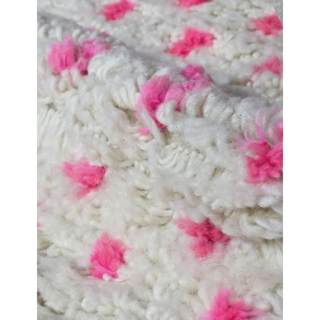 Abstract Artisan Moroccan Wool Rug - 9.8 X 6.3 Ft For Sale - Image 3 of 8