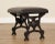Metal Federal Style Cast Iron and Leather Stool For Sale - Image 7 of 13