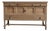 Antique Natural Oak Sideboard With Barley Twist Legs For Sale