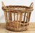 French Country Large Vintage French Open Weave Basket For Sale - Image 3 of 10