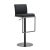 Amalfi Black on Black Steel Adjustable Bar Stool For Sale - Image 10 of 10