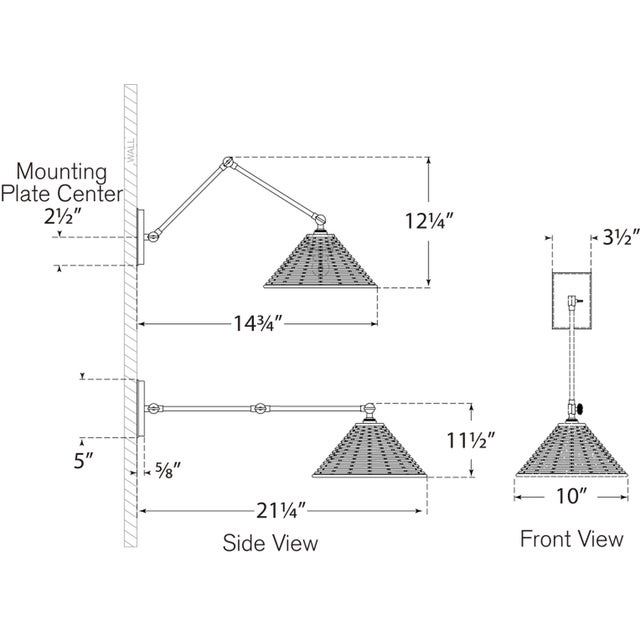 Description: Marie Flanigan's Wimberly combines organic materials with refined metals. The linear, wrapped floor lamp is...