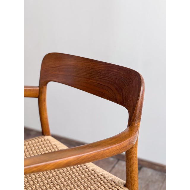 Mid-Century Modern Armchairs in Oak by Niels O. Møller for JL Mollers Møbelfabrik, 1950, Set of 2 For Sale - Image 15 of 17