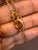 Adjustable 16-18", 18 Karat Yellow Gold LOVE pendant, half-paved, 5.4 Gm For Sale - Image 4 of 18